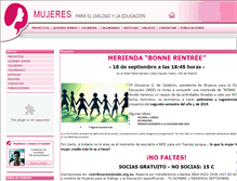 Tablet Screenshot of mde.org.es