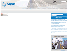 Tablet Screenshot of mde.ind.br